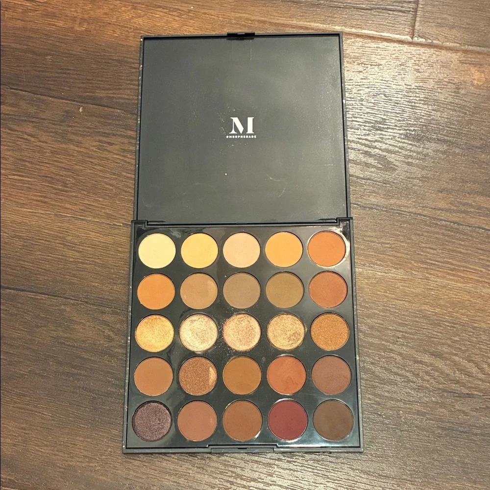 MORPHE 25B BRONZED MOCHA Eyeshadow Palette BROWNS with Warm Tones MATTE SHIMMER